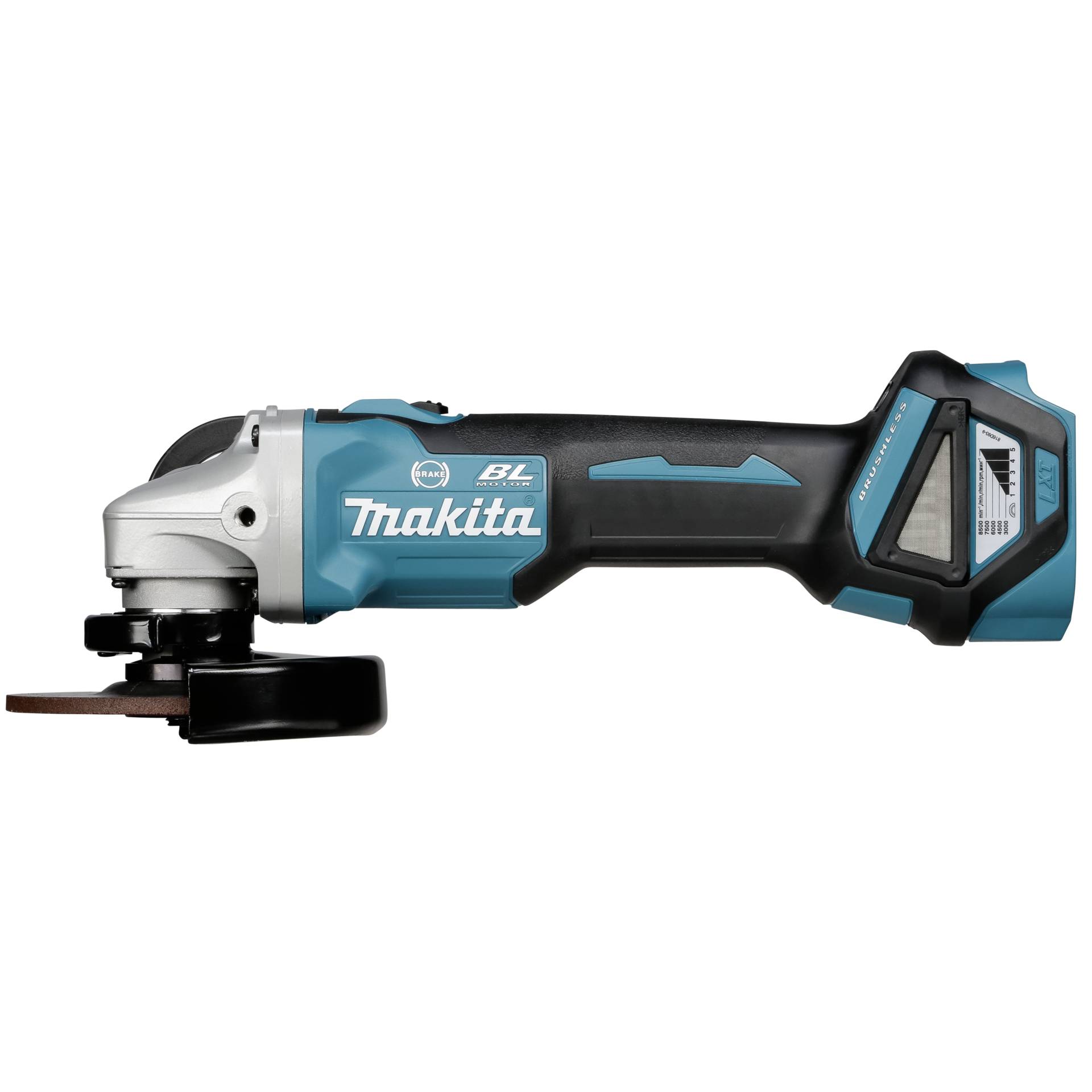 Makita DGA517ZJ Akku Winkelschleifer im Makpac Schleifer Hobel & Fraesen
