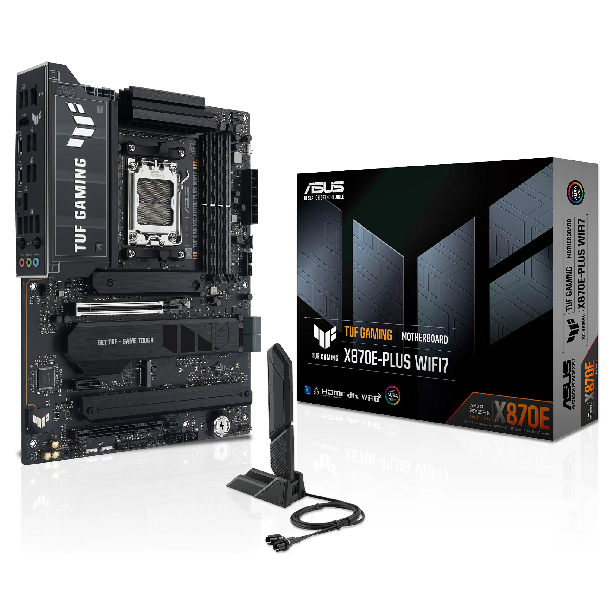 ASUS TUF GAMING X870E PLUS WIFI7 AMD X870E Sockel AM5 ATX PC-Komponenten