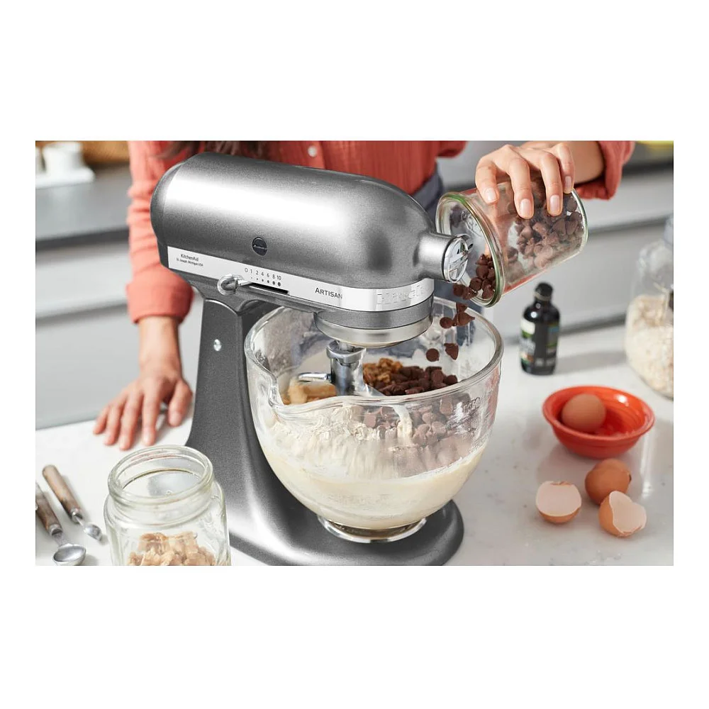 KitchenAid Artisan 5KSM185PSEMS Medallion silber Kuechenmaschinen