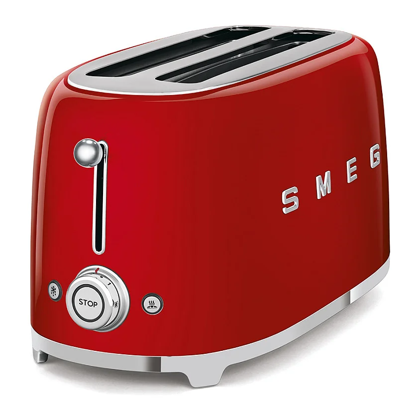 SMEG tsf02rdeu toaster 4 scheiben rot Kuechenkleingeraete