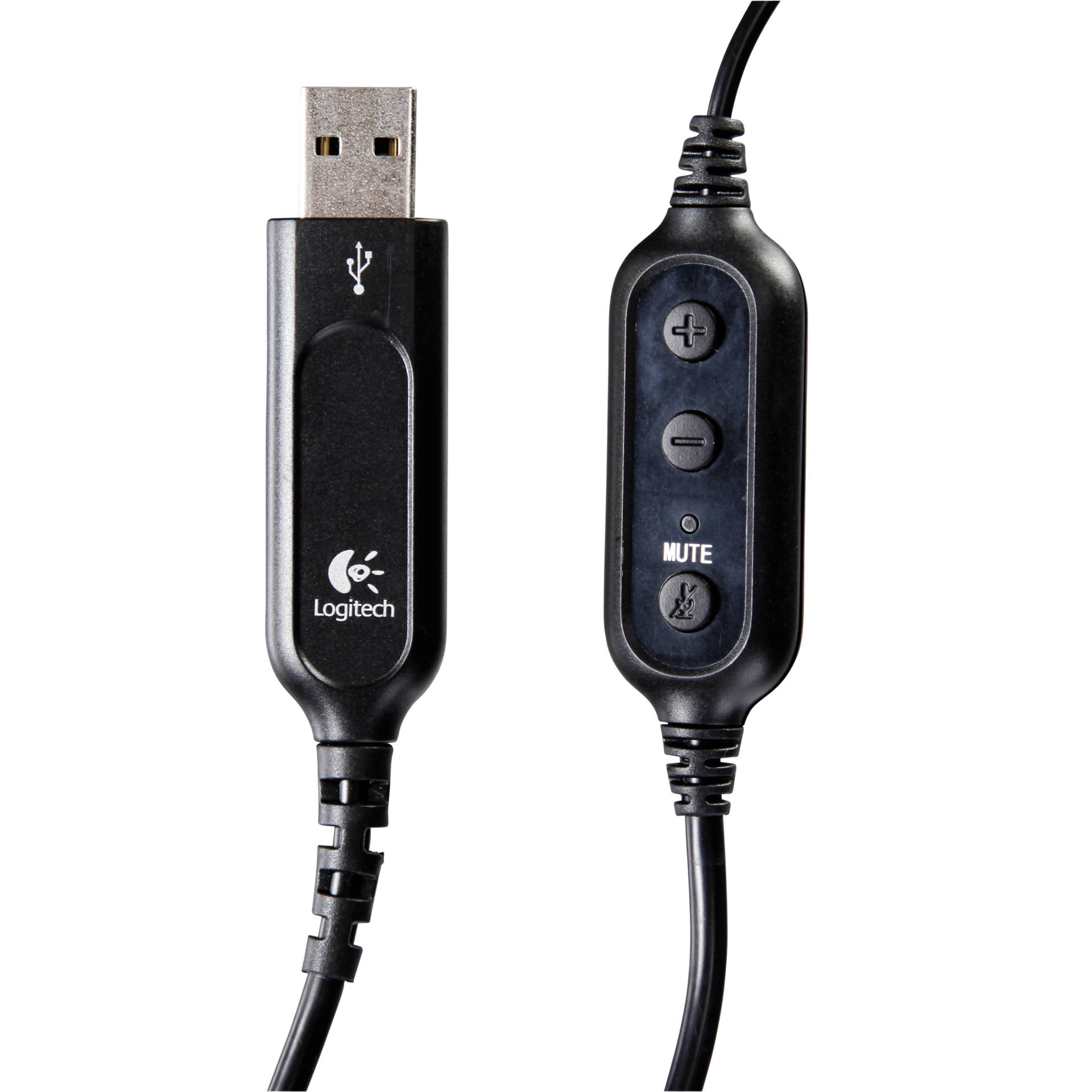 Logitech PC960 USB Stereo Headset OEM black Over-Ear