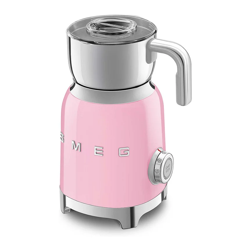 SMEG milchaufschaeumer 50 s style pink Kuechenkleingeraete