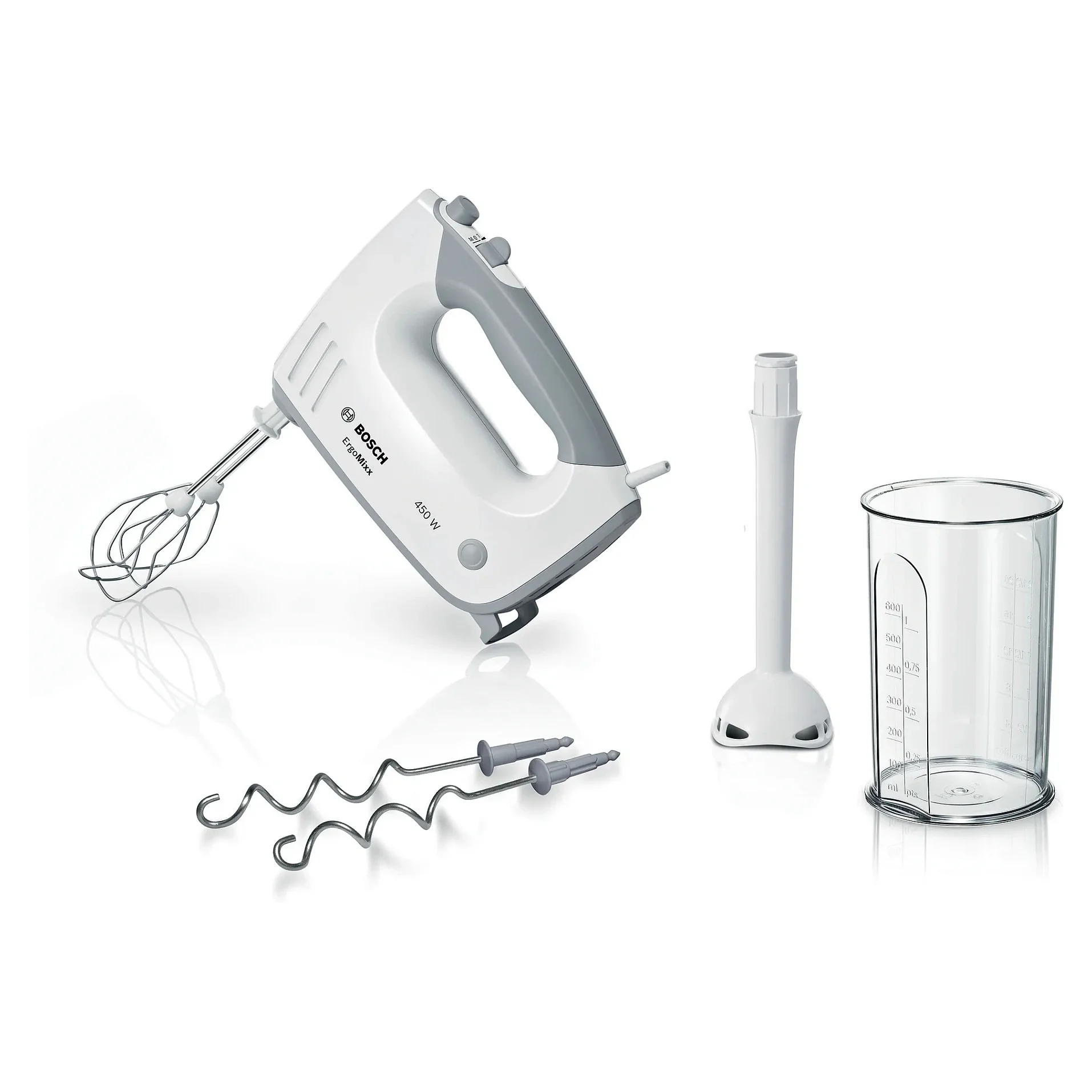 Bosch MFQ36440 Mixer Handmixer 450 W Weiss Kuechenkleingeraete