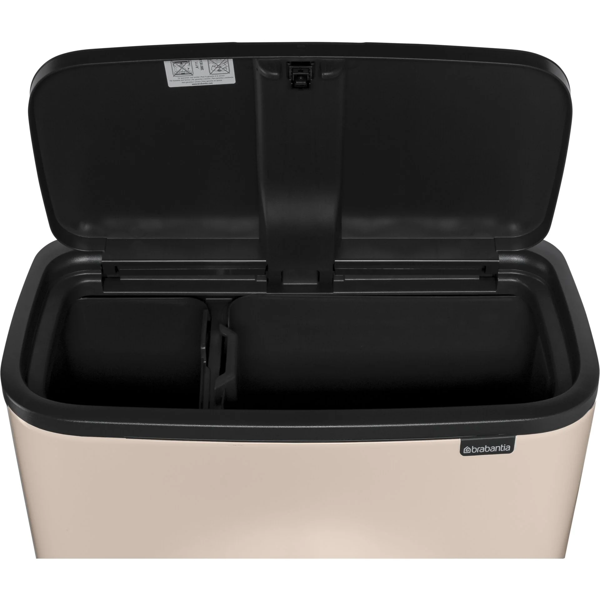 Brabantia Muelleimer Bo Touch Bin 11 23 L Soft Beige