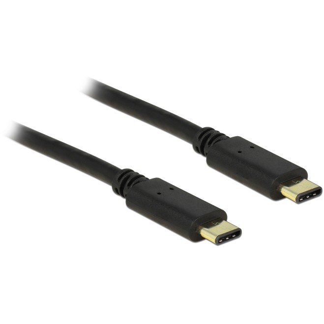 DeLOCK usb c  st st  2m verbindungskabel schwarz PC-Zubehoer