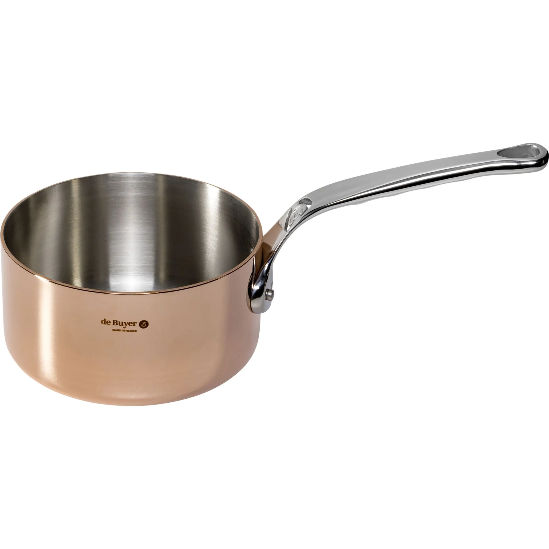 De Buyer Prima Matera Kasserolle Kupfer Edelstahl 14 cm indukt  Pfannen & Toepfe