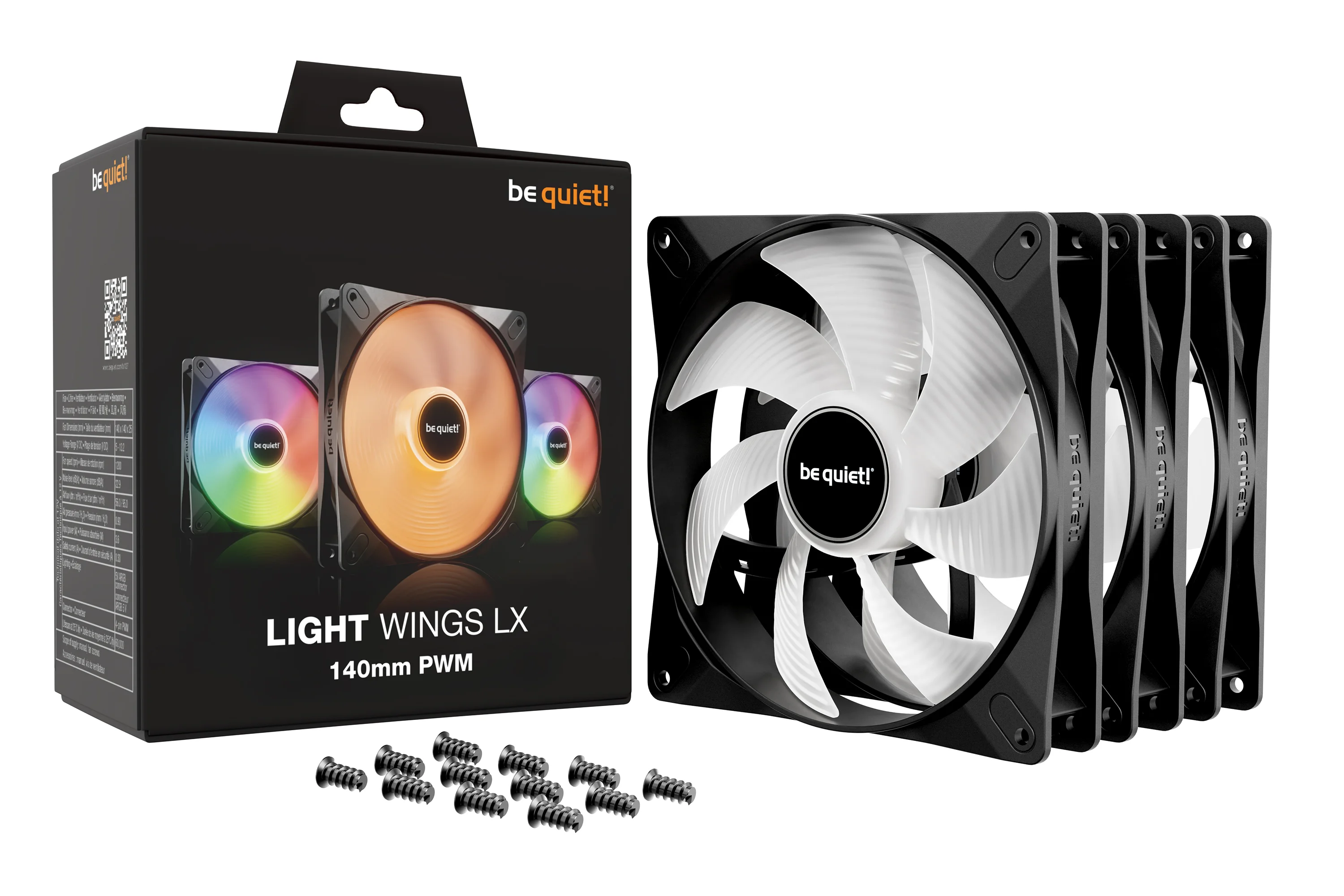be quiet  140mm  light wings lx pwm triple pack PC-Zubehoer