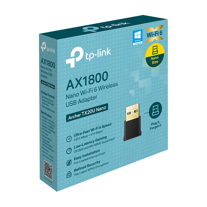 TP Link WL Adapter Archer TX20U Nano  AX1800  Netzwerk-Adapter / Netzwerk-Karten