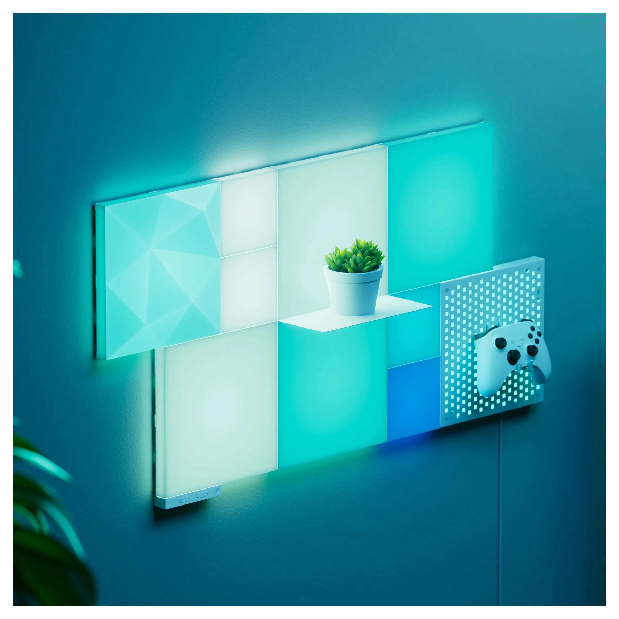 Nanoleaf Blocks Textured Squares Expansion Pack  2er Pack Smart Home