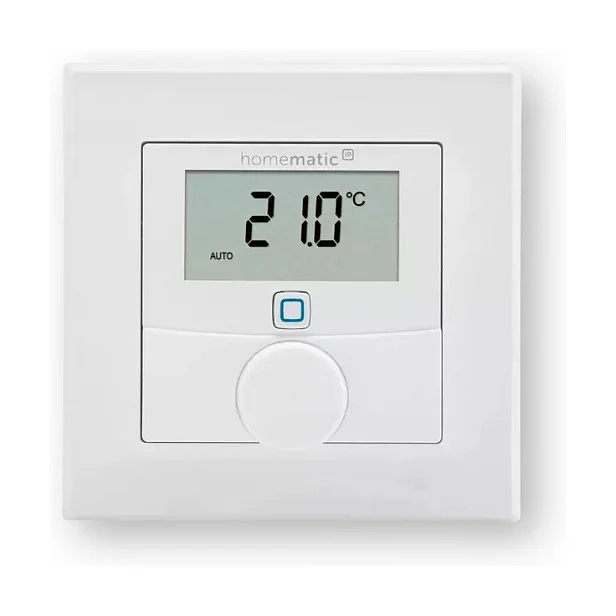 eQ 3 Homematic IP Wandthermostat mit Luftfeuchtigkeitssensor   Smart Heizthermostat   WLAN kompatibel Wandthermostate
