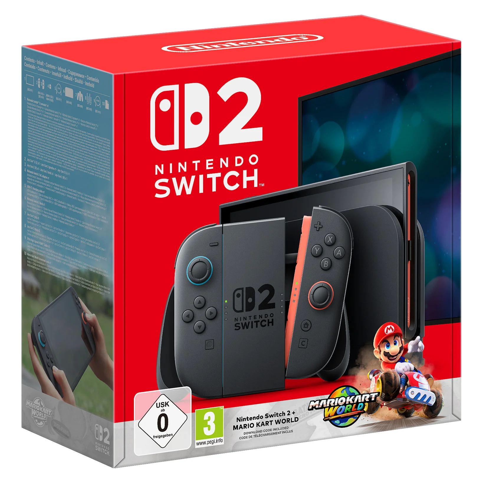 Nintendo Switch 2   Mario Kart World Set Konsolen