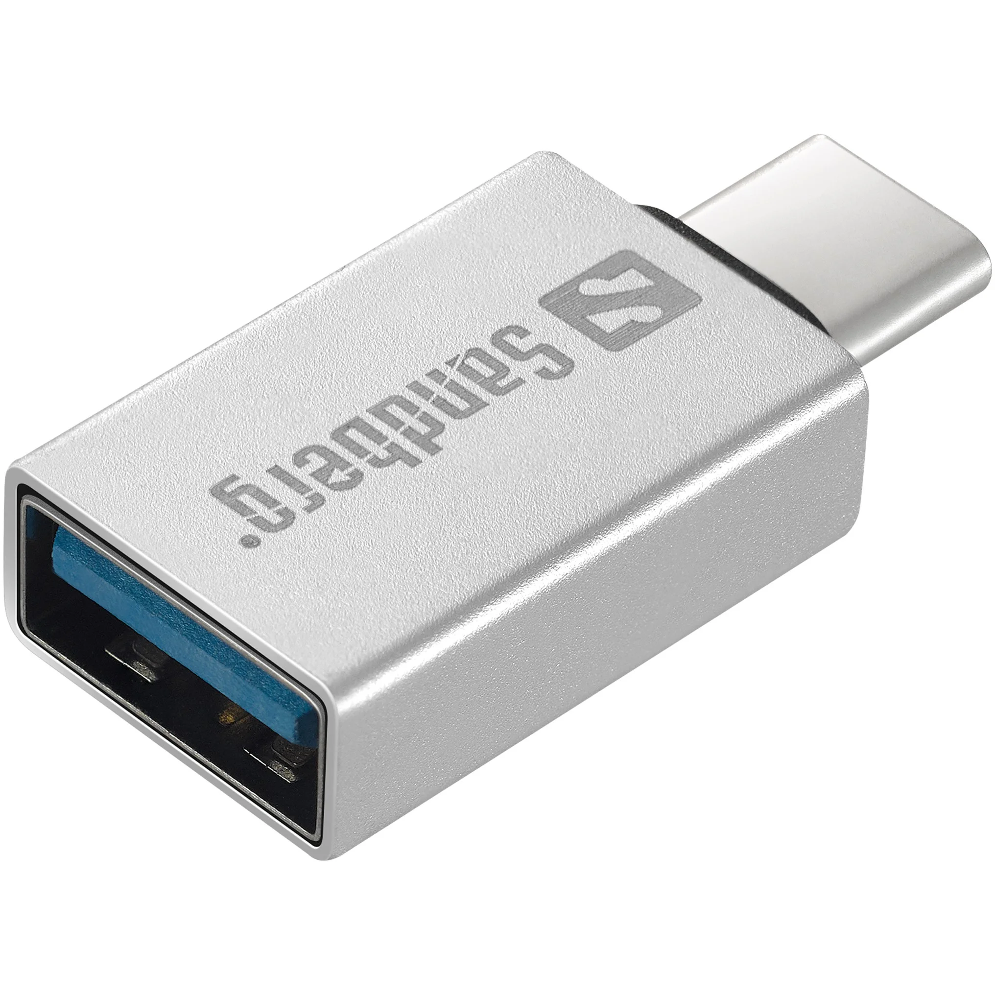 SANDBERG usb c   usb 3 0  st bu  adapter silver PC-Zubehoer