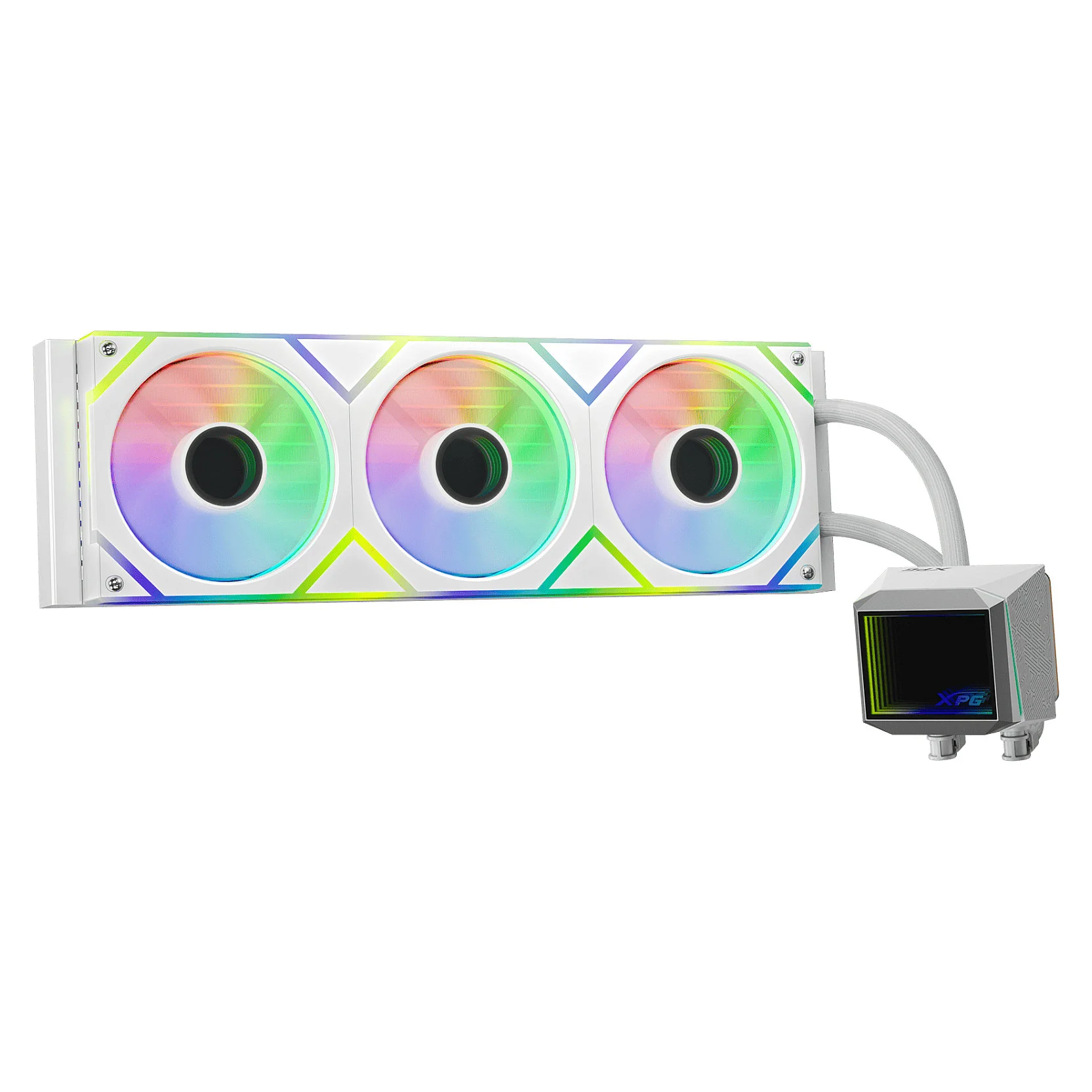 XPG LEVANTE II 360 Prozessor All in One Fluessigkeitskuehler 12 cm Weiss PC-Komponenten