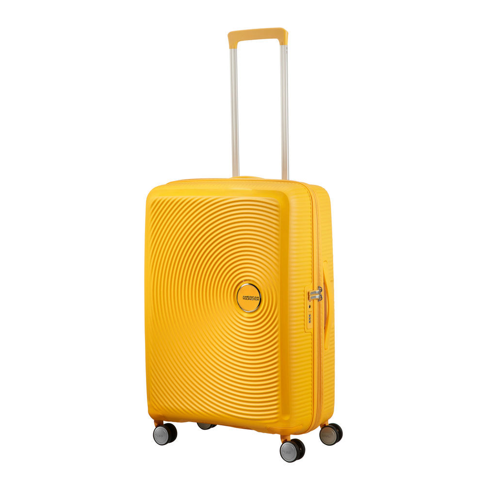 AMERICAN TOURISTER 4 Rollen Trolley Soundbox  67cm  golden yellow Reisegepaeck
