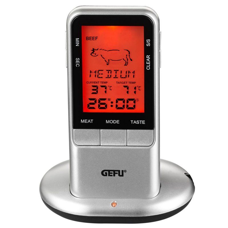 Gefu Digitales Funk Bratenthermometer Haendi Kuechenmaschinen