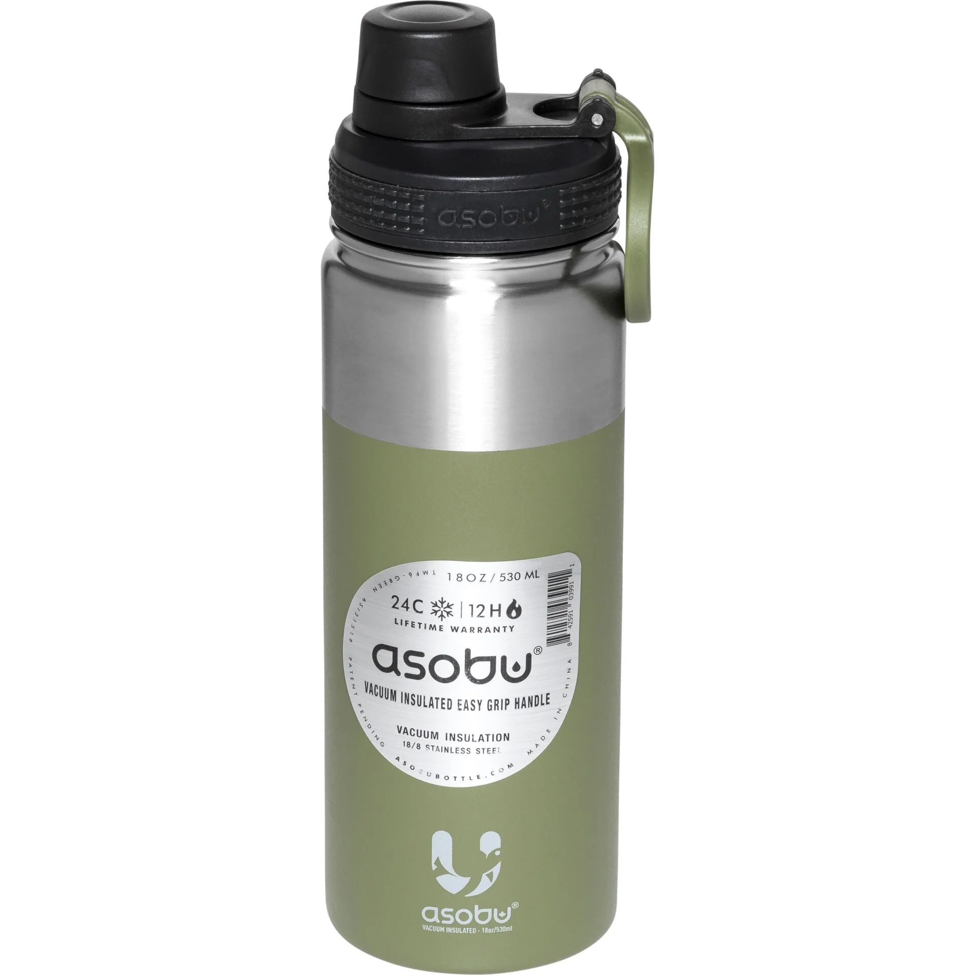 Asobu Alpine Flask Bottle Gruen  0 53 L Tee- & Thermoskannen