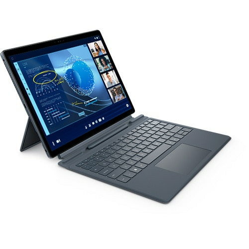 DELL Latitude 7350 Detachable Intel Core Ultra 7 164U Hybrid  2 in 1  33 cm  13   Touchscreen 3K 16 GB LPDDR5x SDRAM 512 GB SSD Wi Fi 7  802 11be  Windows 11 Pro Deutsch Schwarz Notebooks & E-Book Reader