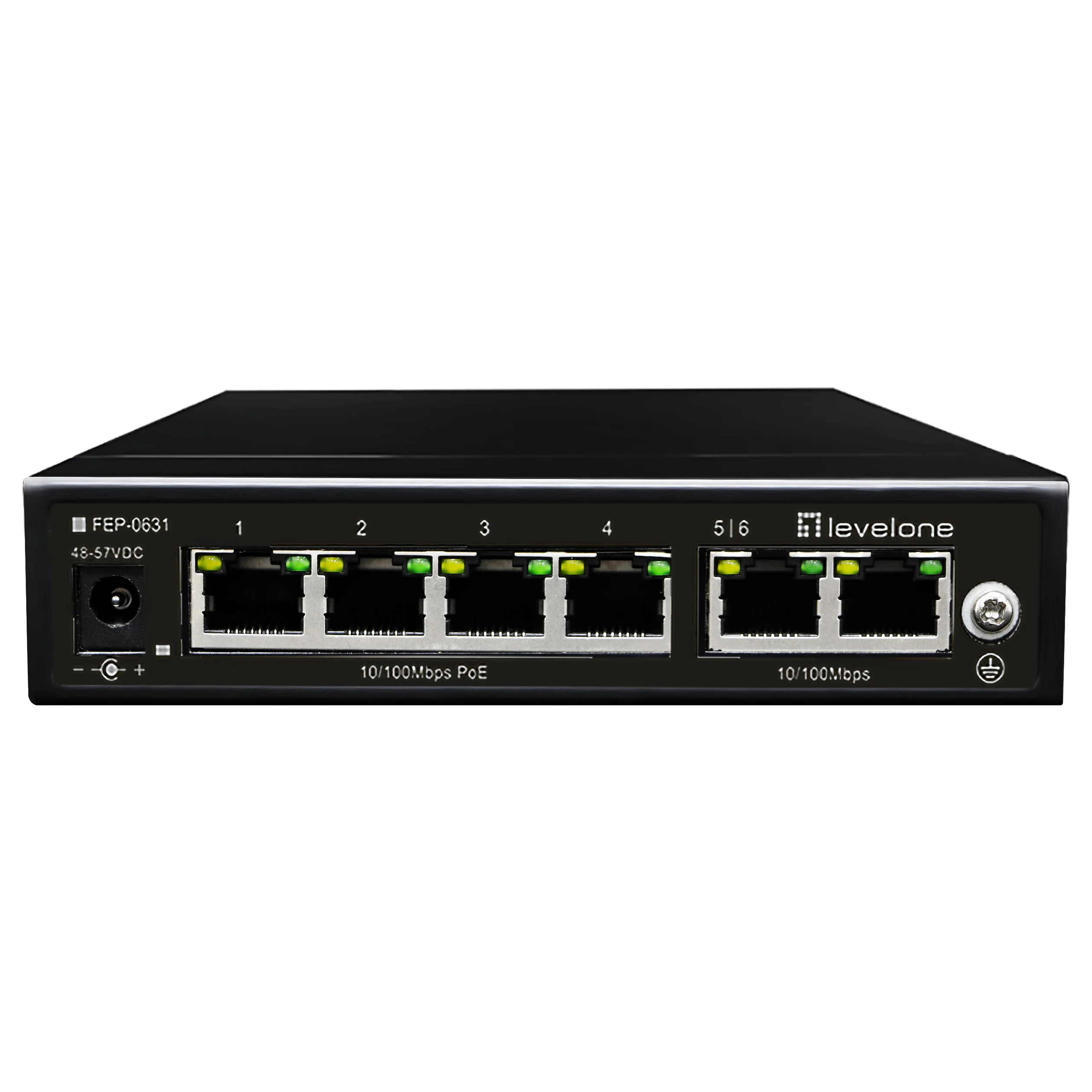 Level One Switch 6x FE FEP 0631 60W 4xPoE  Switches
