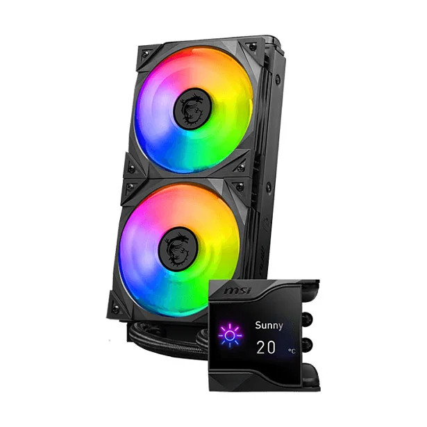MSI MPG Coreliquid D240 Prozessor Fluessigkeitskuehlung 12 cm Schwarz 1 Stueck e  PC-Zubehoer