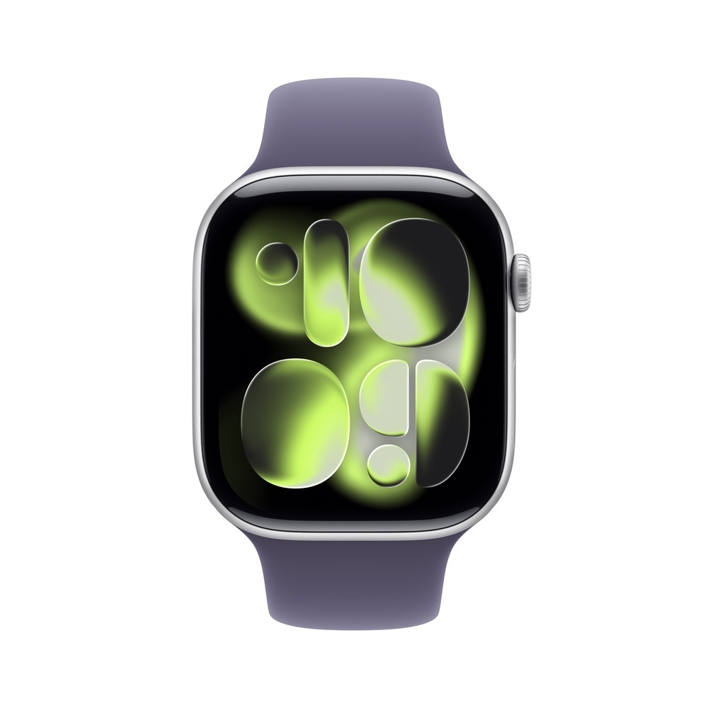 Apple Watch S11 Aluminium Cellular 46mm Silber  Sportarmband nebelviolett  M L Smartwatches & Fitnesstracker