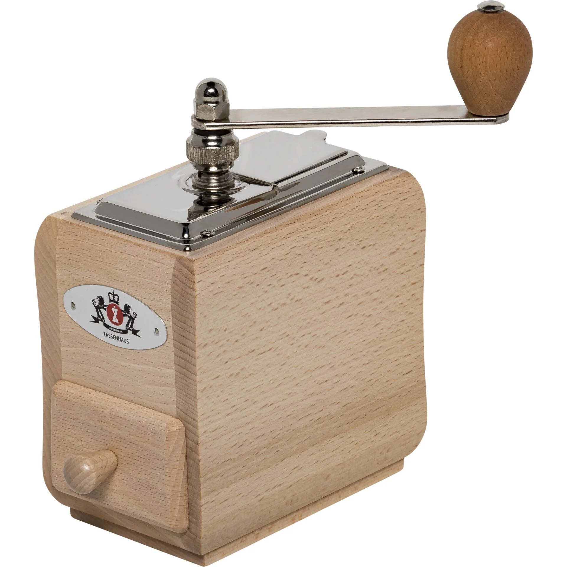 Zassenhaus Kaffeemuehle Santiago buche Zubehoer Kaffeemaschinen Kaffeemaschinen