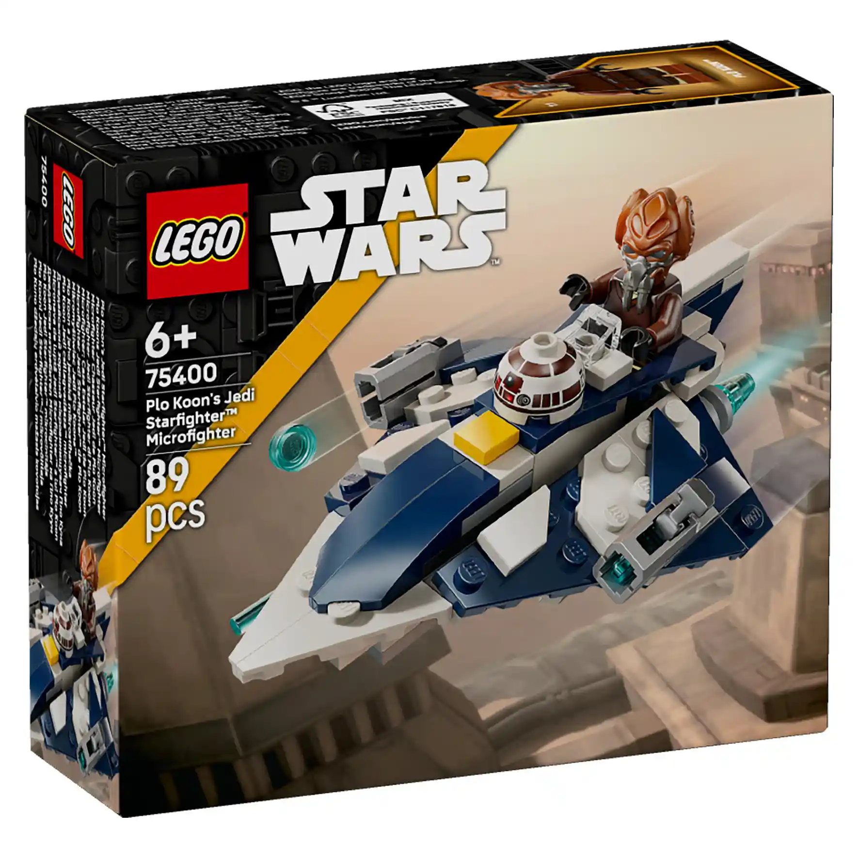 LEGO Star Wars Plo Koons Jedi Starfighter Microfighter 75400 Spielwaren