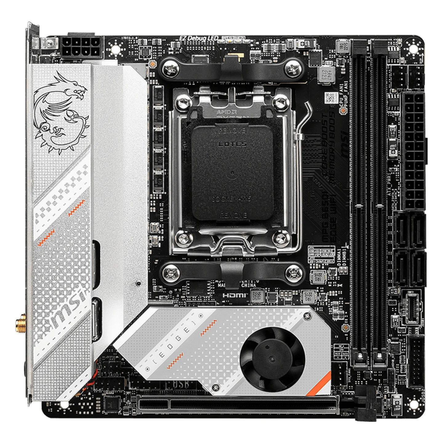 MSI MPG B650I EDGE WIFI Motherboard AMD B650 Sockel AM5 mini ATX PC-Zubehoer