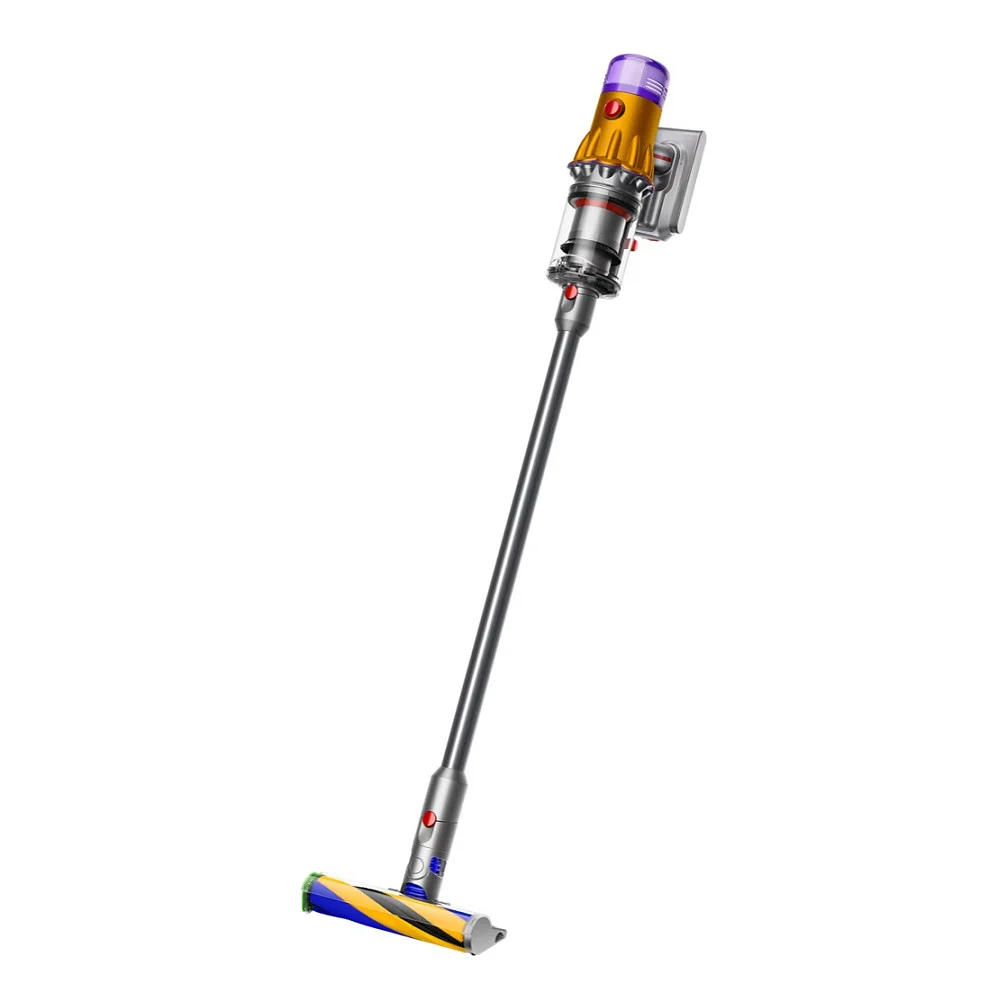 Dyson V12 Detect Slim Absolute Staubsauger nickel yellow Kuechenkleingeraete