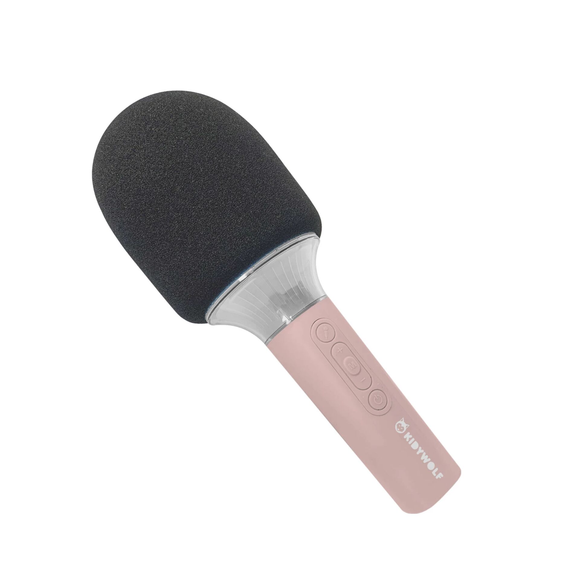 Kidywolf Mikrofon Bluetooth mit Licht rosa Video & Audio
