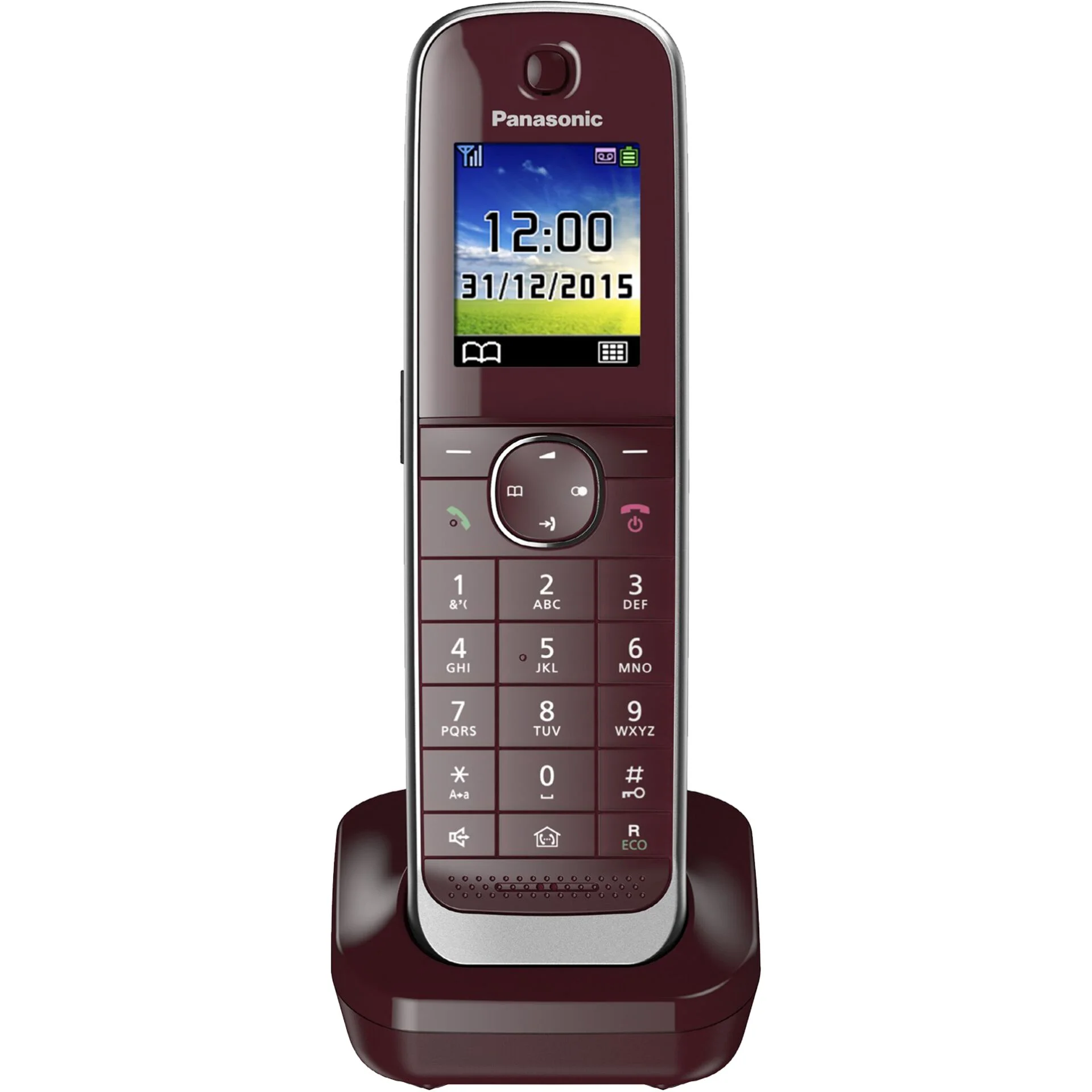 Panasonic KX TGJA30EXR weinrot Telefon