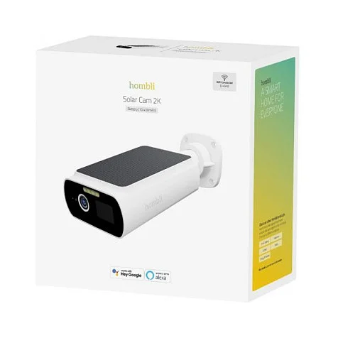 Hombli smarte solar Kamera  weiss Ueberwachungskameras
