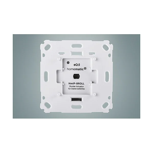 eQ 3 Homematic IP Rollladenaktor fuer Markenschalter  BROLL 2  Rollladensteuerung