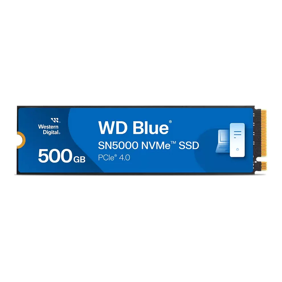 Western Digital M 2 500GB WD Blue SN5000 NVMe PCIe 4 0 x 4 Speichermedien