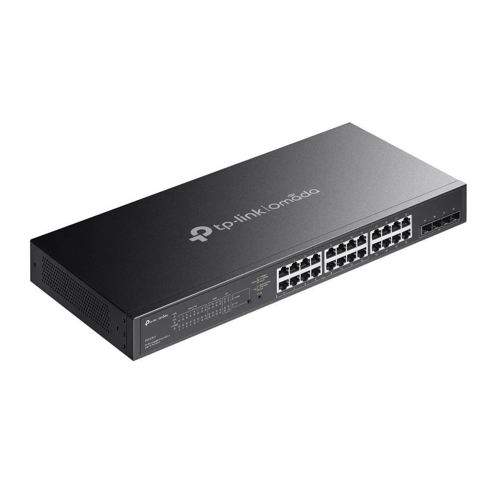 TP Link Omada SG2428LP Netzwerk Switch Managed L2 L2 Gigabit Ethernet 10 100 1000 Power over Ethernet PoE Grau