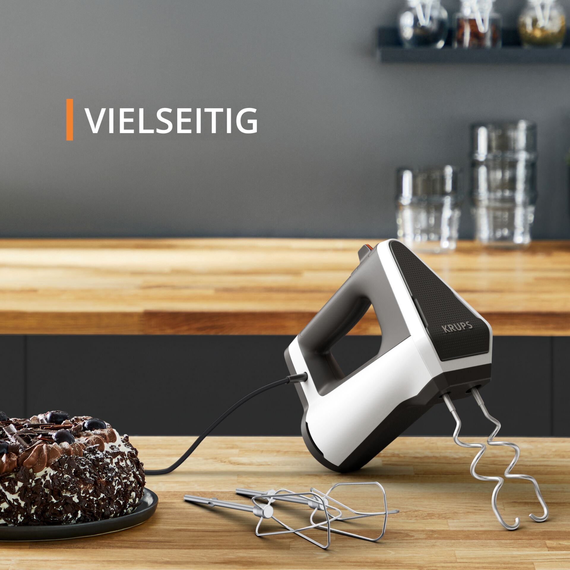 Krups GN 6021 3 Mix 6000 weiss Mixer & Zerkleinerer