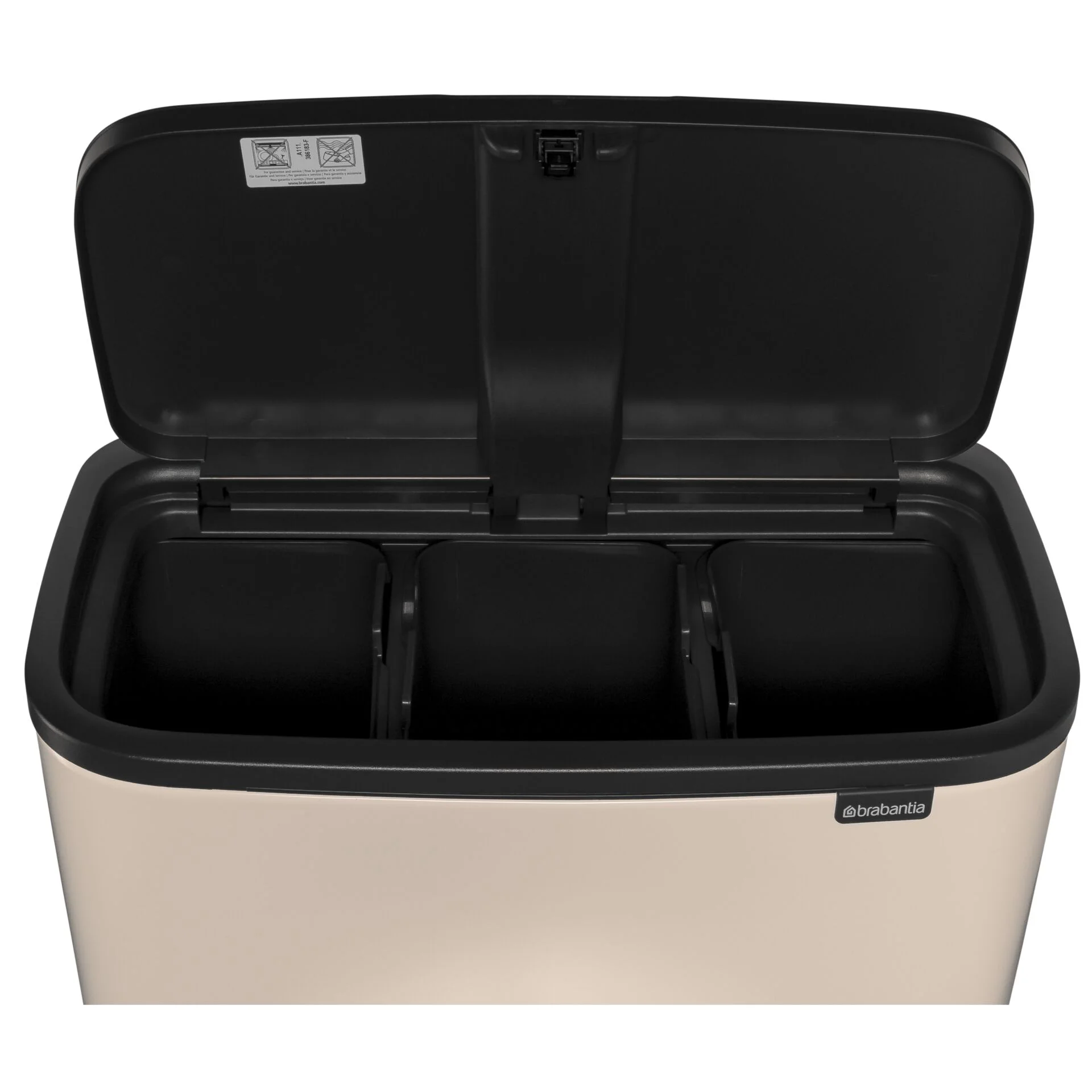 Brabantia Muelleimer Bo Touch Bin 3 x 11 L Soft Beige SALE Haushalt