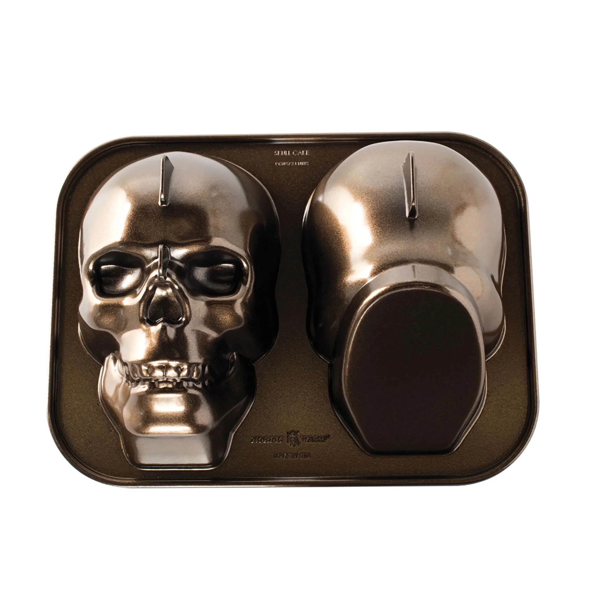 Nordic Ware  Haunted Skull Cake Pan Speisenzubereitung