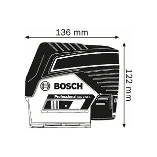 Bosch GCL 2 50 C RM2 AA1 Akku Baulaser Messwerkzeuge