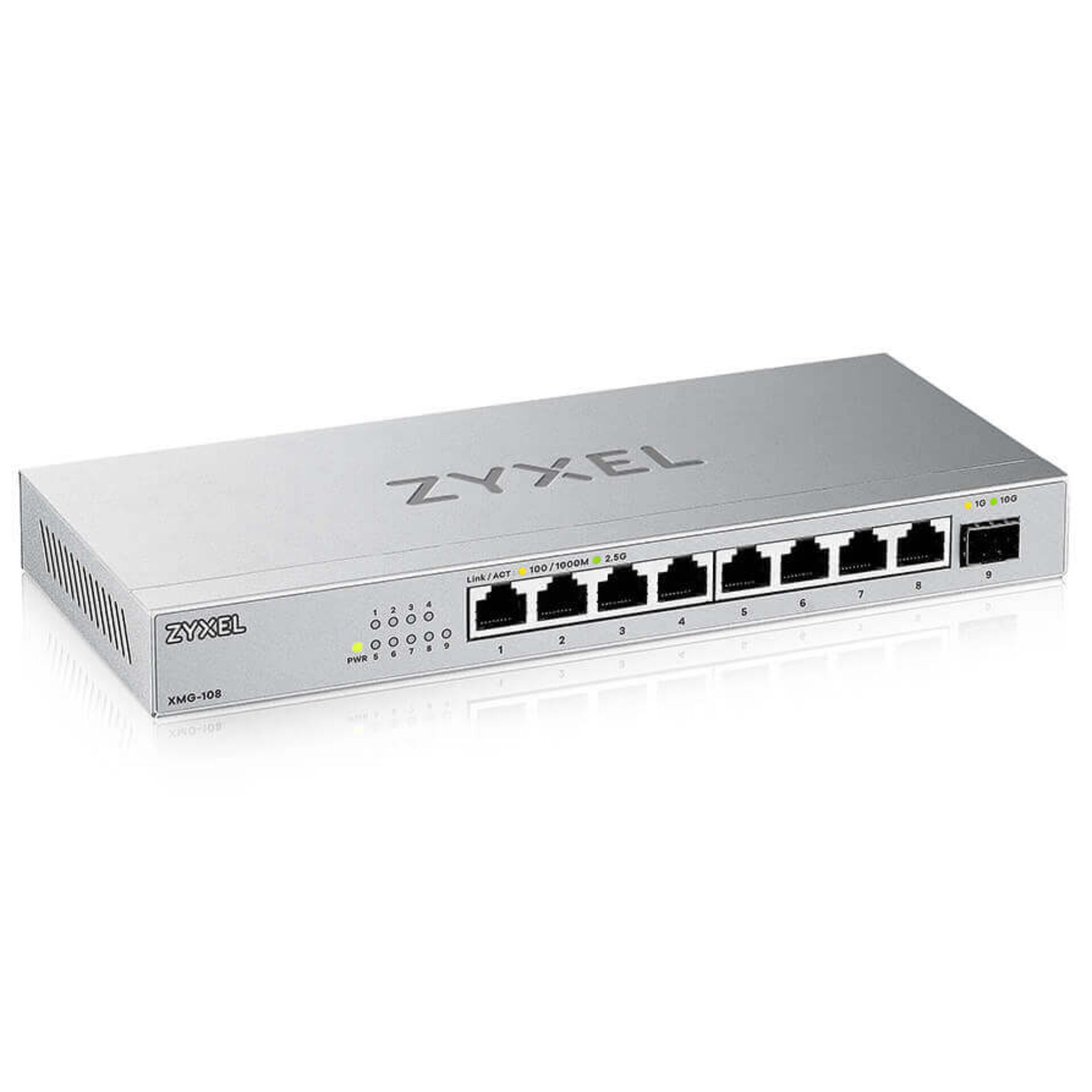 Zyxel XMG 108 Unmanaged 2 5G Ethernet  100 1000 2500  Silber Switches