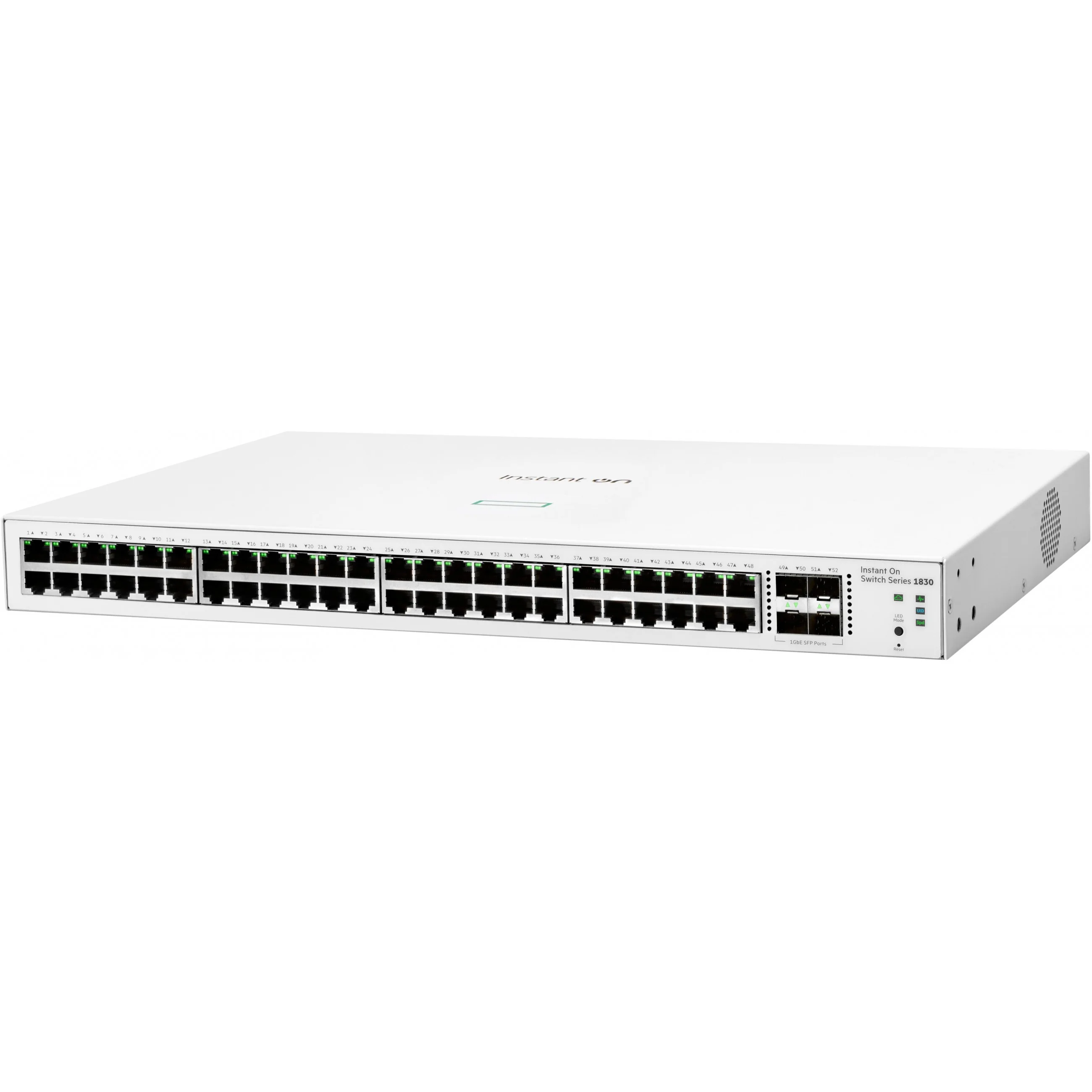 HP Aruba Instant On 1830 48G 4P Switch   48 Gigabit Ports   Rackmount   Managed Switches