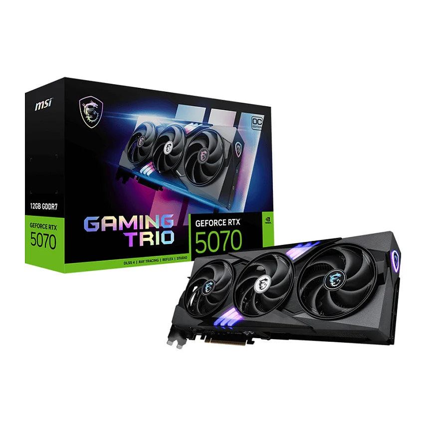 MSI GAMING GeForce RTX 5070 12G TRIO OC NVIDIA 12 GB GDDR7 PC-Zubehoer