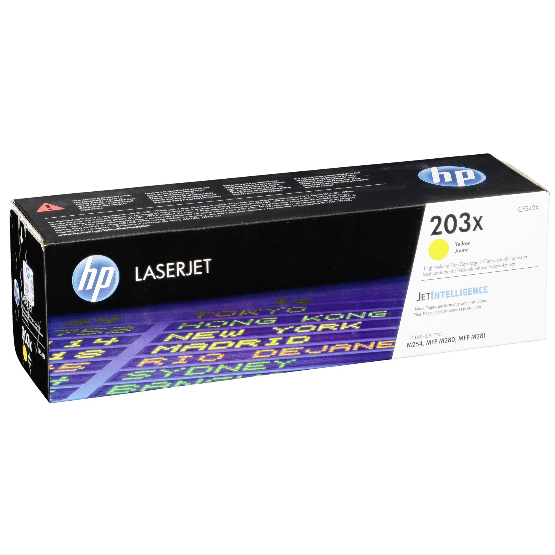 HP Toner 203X CF542X Gelb Drucker & Scanner