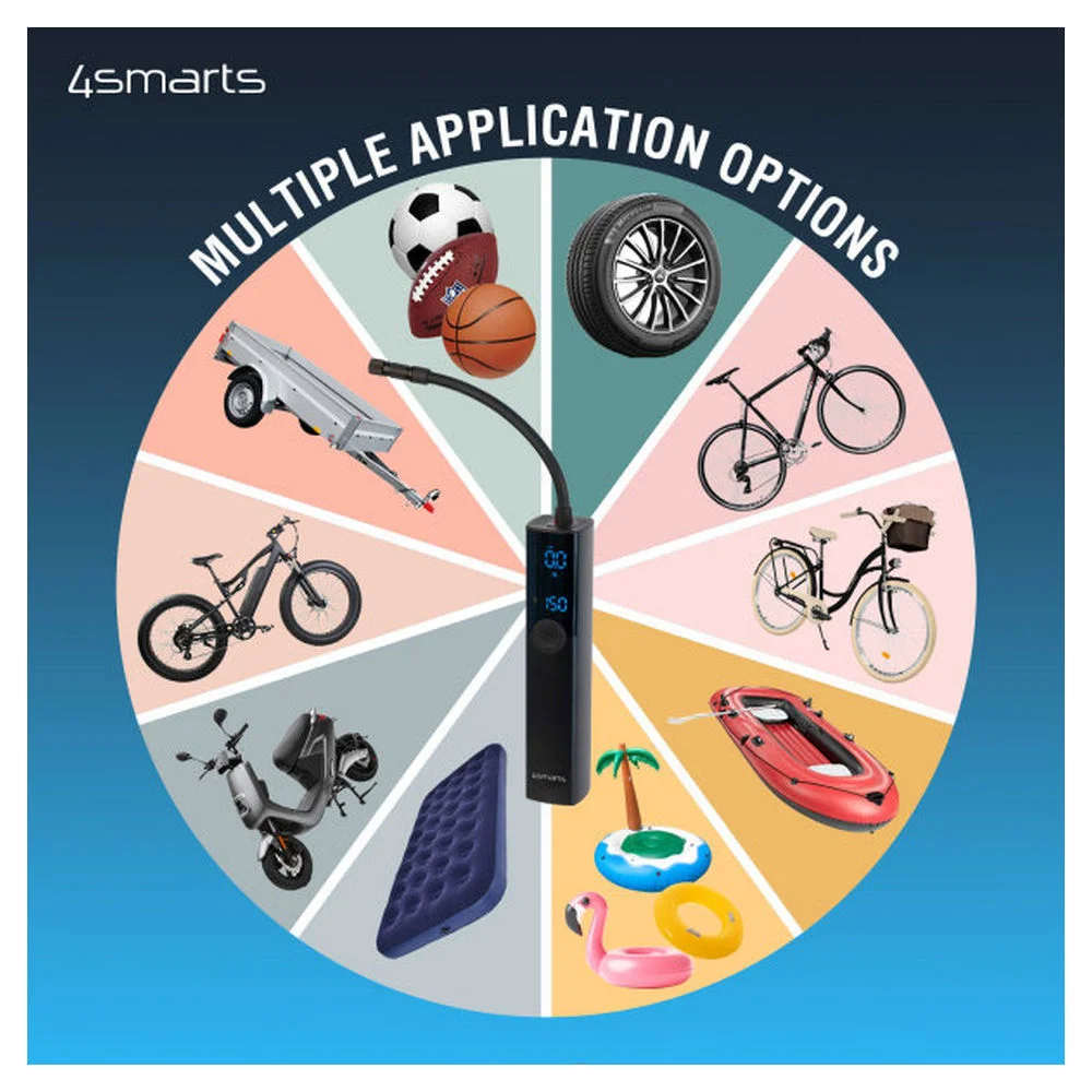 4SMARTS Elektrische Mini Luftpumpe VoltPump Maschinen & Werkzeuge
