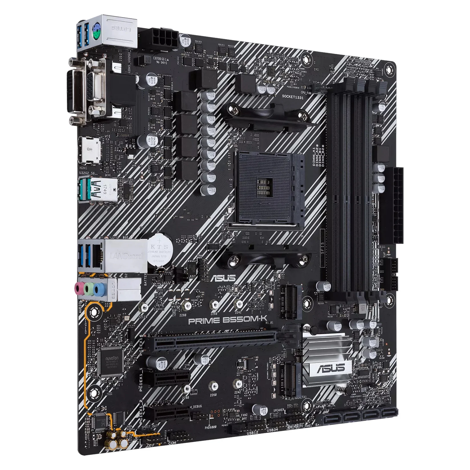 ASUS PRIME B550M K AMD B550 Sockel AM4 micro ATX PC-Zubehoer