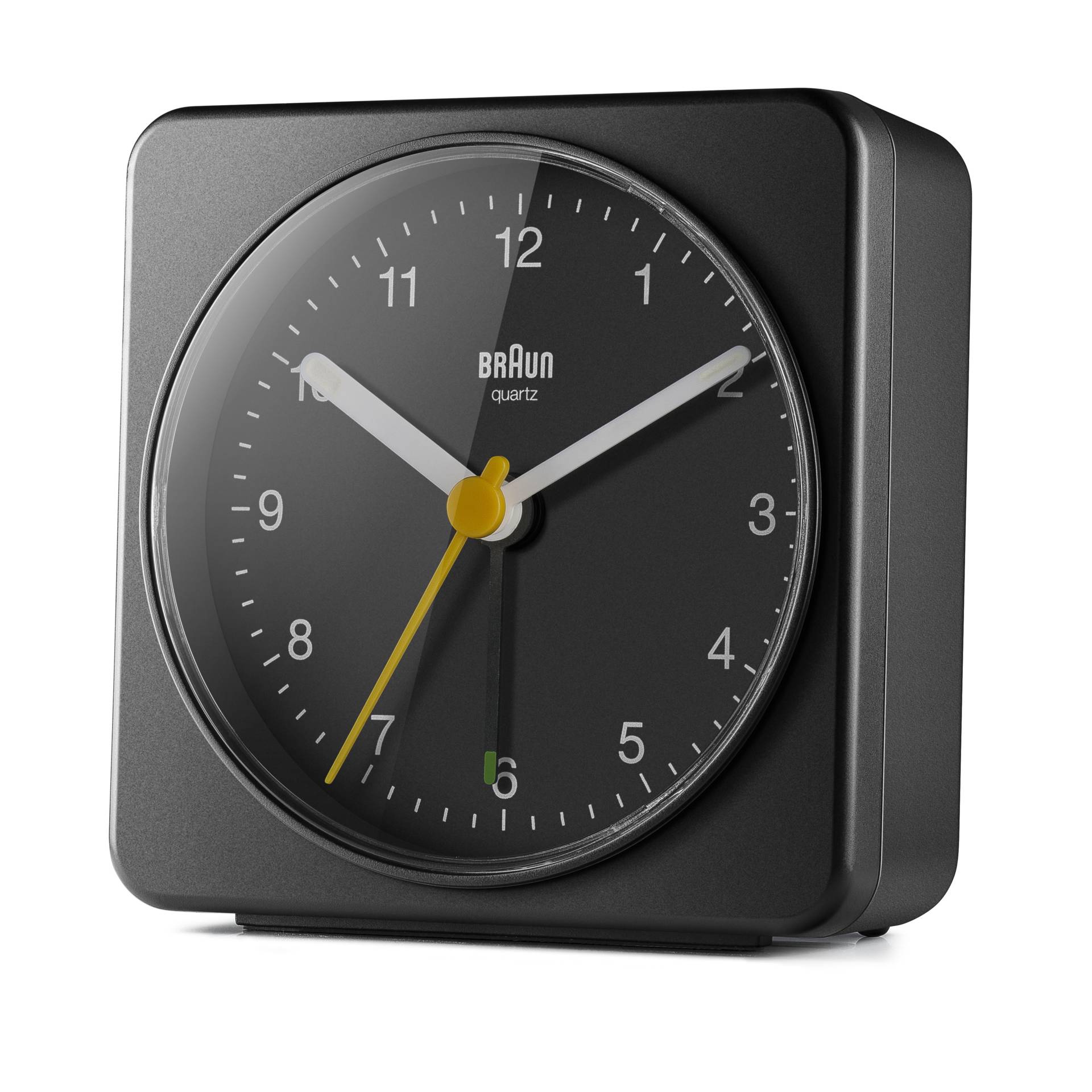 Braun BC 03 B Quarzwecker analog schwarz Uhren