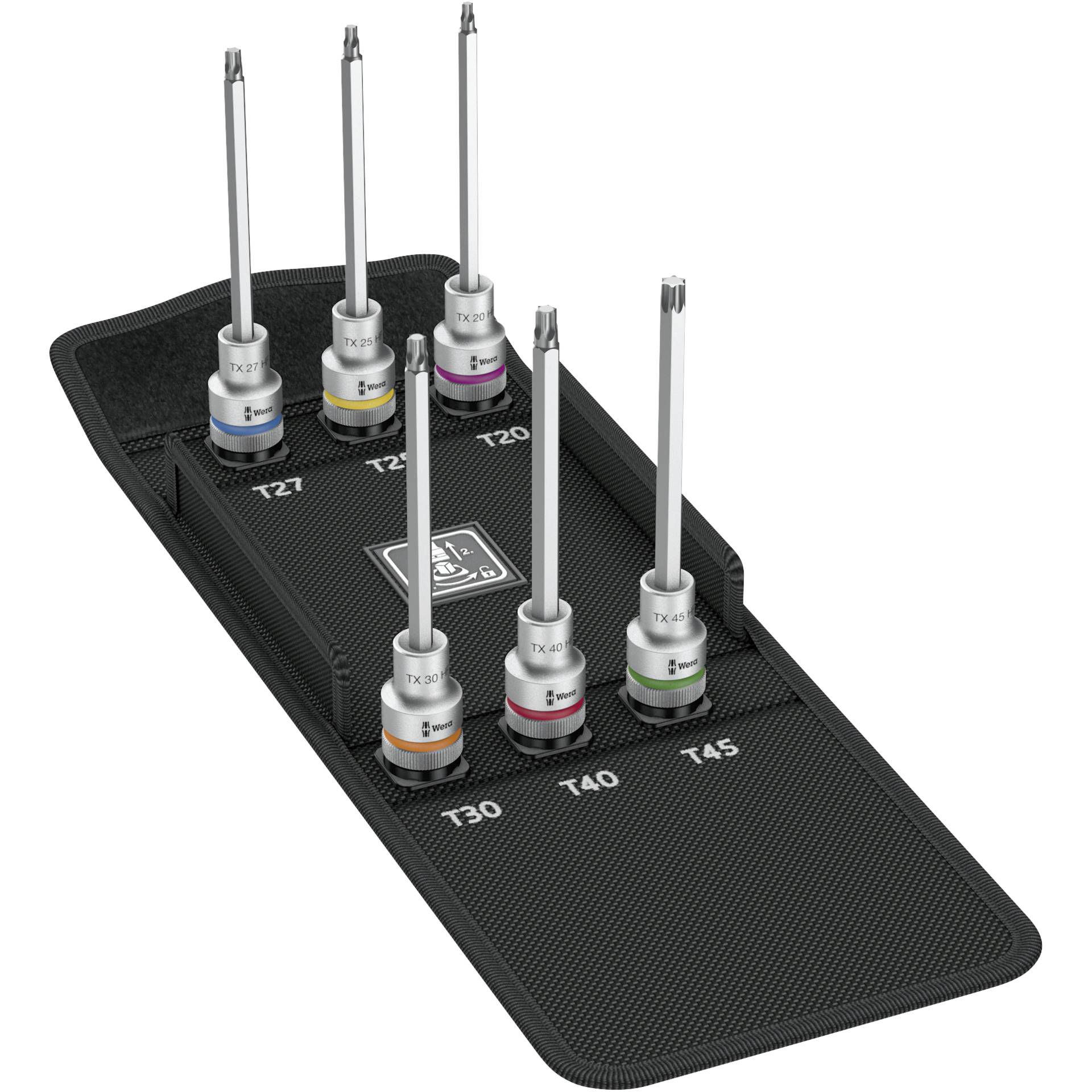 Wera 8767 C TORX HF 2 Zyklop Bitnuss Satz TORX mit Haltefunkt Bohrer- & Schrauberzubehoer