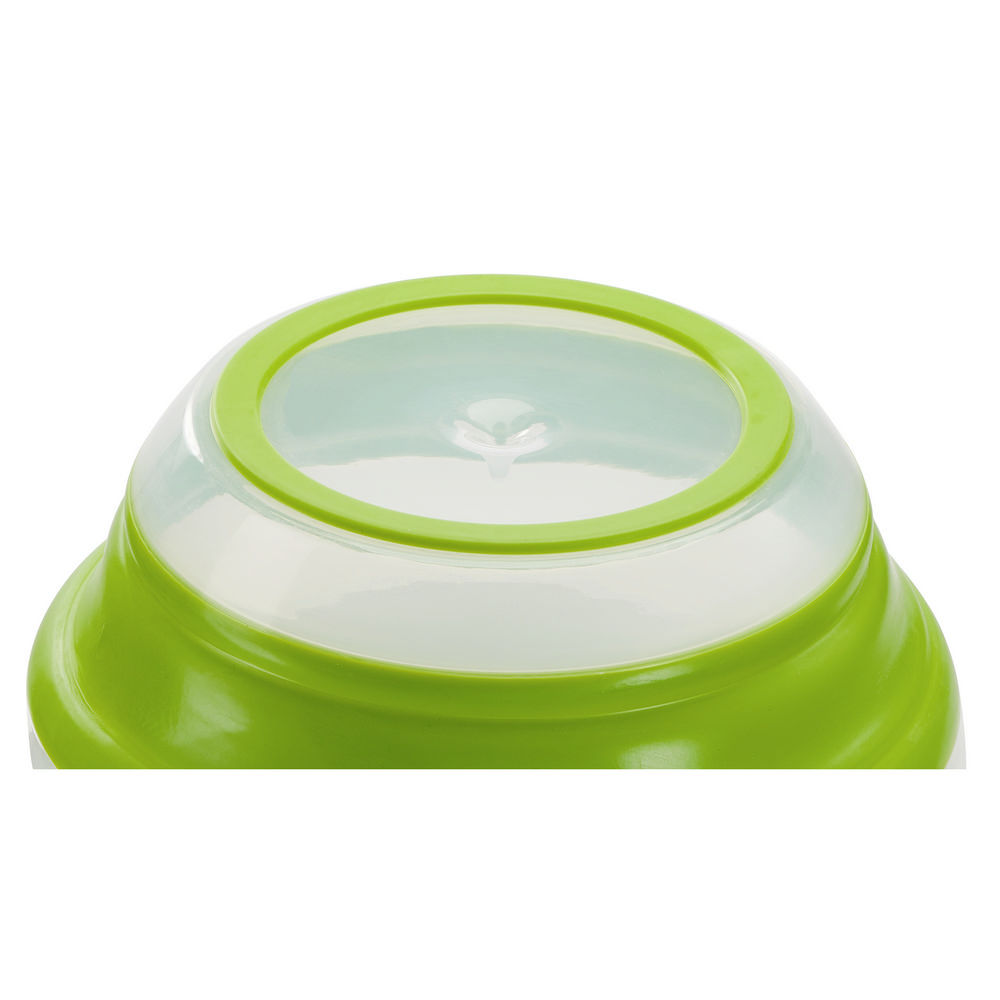 Emsa Faltbarer Salatschleuder Basic  4 Liter  transparent gruen Kuechenmaschinen