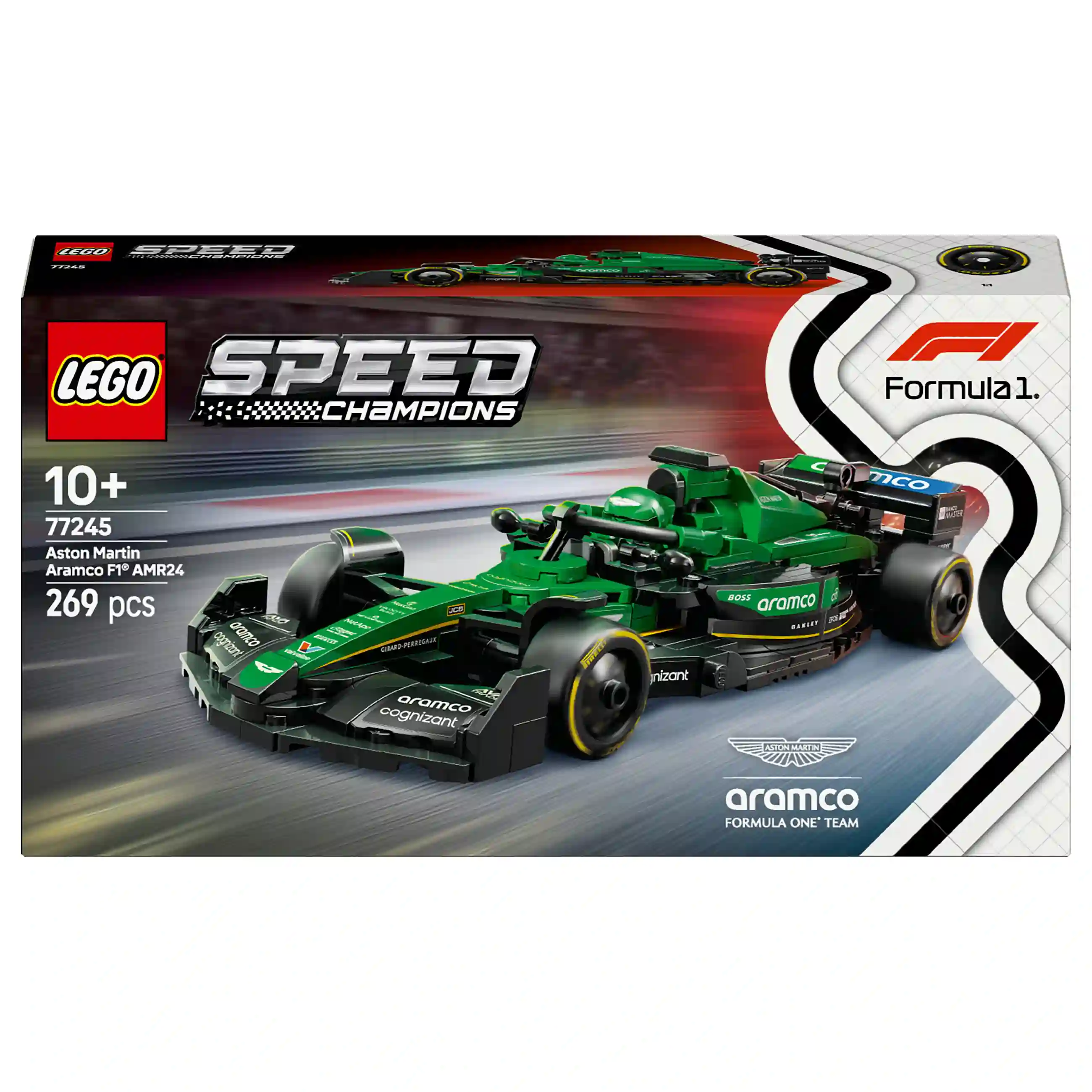 LEGO Speed Champions Aston Martin Aramco F1 AMR24 Rennauto 77245 Spielwaren