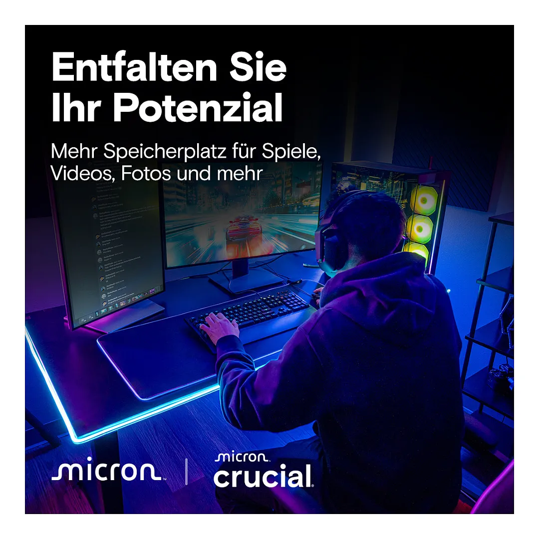 Crucial M 2 T710 2TB PCIe Gen5 NVMe M 2 2280 SSD Speichermedien