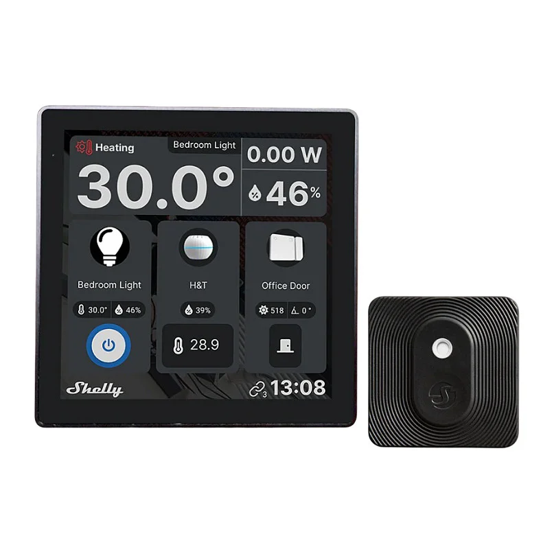 Shelly Accessories Wall Display Black   BLU H T Black Bundle Android schwarz Steuerungszentralen & Gateways